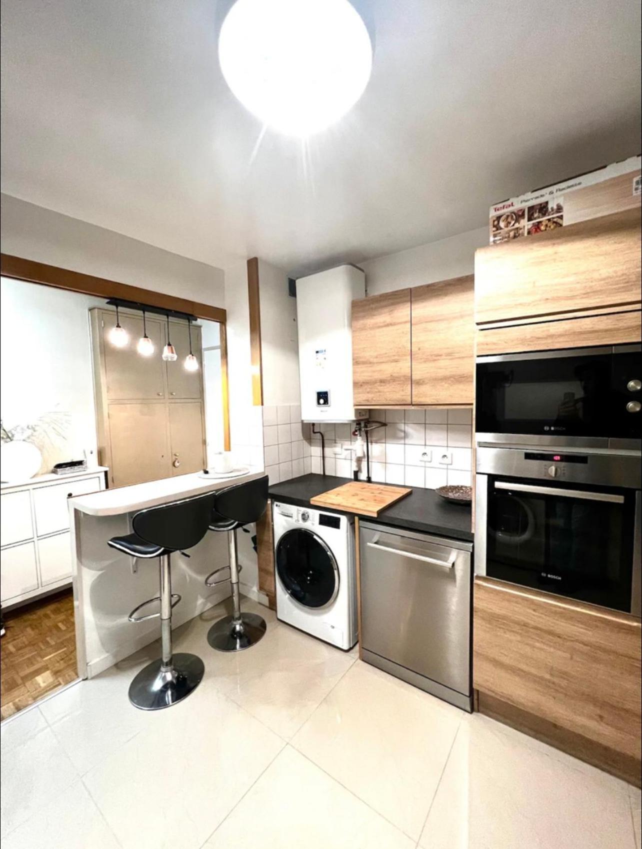 Modern 2 Bedroom Apartment Near Paris Metro, Giant Flat Screen Tv 85 Inches, Balcony, Free Parking Ivry-sur-Seine Extérieur photo